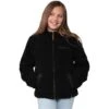 Obermeyer TG Amelia Sherpa Jacket - Girl's (Teen) -Ski Series fw23 obermeyer girlstgameliasherpajacket black
