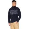 Obermeyer Brady ½ Zip Sweater - Men's -Ski Series fw23 obermeyer mensbradyhalfzipsweater admiral 1