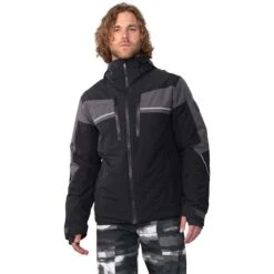 Obermeyer Charger Jacket - Men's -Ski Series fw23 obermeyer menschargerjacket black 1