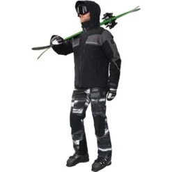 Obermeyer Charger Jacket - Men's -Ski Series fw23 obermeyer menschargerjacket black 4