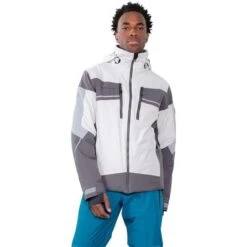 Obermeyer Charger Jacket - Men's -Ski Series fw23 obermeyer menschargerjacket fog 1