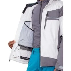Obermeyer Charger Jacket - Men's -Ski Series fw23 obermeyer menschargerjacket fog 4