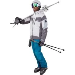 Obermeyer Charger Jacket - Men's -Ski Series fw23 obermeyer menschargerjacket fog 5