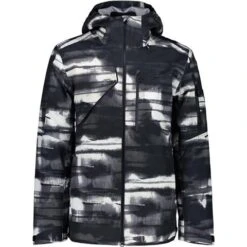 Obermeyer Foraker Shell Jacket - Men's -Ski Series fw23 obermeyer mensforakershelljacket blackout 5