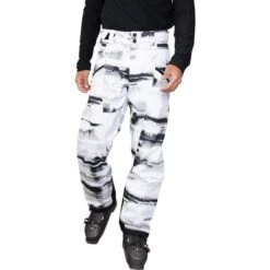 Obermeyer Foraker Shell Pant - Men's -Ski Series fw23 obermeyer mensforakershellpant whiteout 1