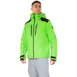 Obermeyer Foundation Jacket - Men's -Ski Series fw23 obermeyer mensfoundationjacket wasabi 1