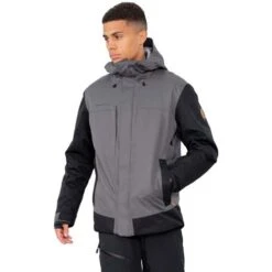 Obermeyer Grommet Jacket - Men's -Ski Series fw23 obermeyer mensgrommetjacket coal 1