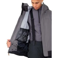 Obermeyer Grommet Jacket - Men's -Ski Series fw23 obermeyer mensgrommetjacket coal 6