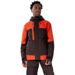 Obermeyer Grommet Jacket - Men's -Ski Series fw23 obermeyer mensgrommetjacket russet 1