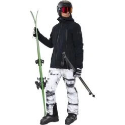 Obermeyer Highlands Shell Jacket - Men's -Ski Series fw23 obermeyer menshighlandsshelljacket black 4