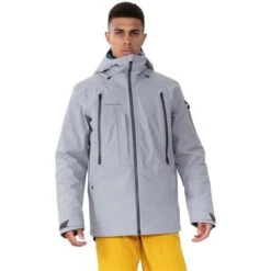 Obermeyer Highlands Shell Jacket - Men's -Ski Series fw23 obermeyer menshighlandsshelljacket shale 1