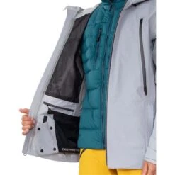 Obermeyer Highlands Shell Jacket - Men's -Ski Series fw23 obermeyer menshighlandsshelljacket shale 3