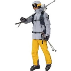 Obermeyer Highlands Shell Jacket - Men's -Ski Series fw23 obermeyer menshighlandsshelljacket shale 5