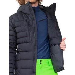 Obermeyer Klaus Down Hoody - Men's -Ski Series fw23 obermeyer mensklausdownhoody black 4