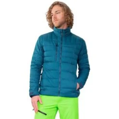 Obermeyer Klaus Down Jacket - Men's -Ski Series fw23 obermeyer mensklausdownjacket blueagave 1