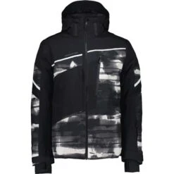 Obermeyer Kodiak Jacket - Men's -Ski Series fw23 obermeyer menskodiakjacket blackout 5