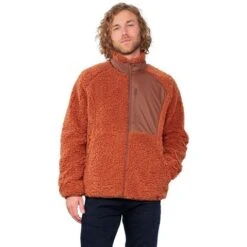 Obermeyer Landry Sherpa Jacket - Men's 11 Obermeyer Landry Sherpa Jacket - Men's -Ski Series fw23 obermeyer menslandrysherpajacket terracotta