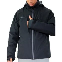 Obermeyer Raze Jacket - Men's -Ski Series fw23 obermeyer mensrazejacket black 3