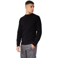 Obermeyer Reggie Crewneck Sweater - Men's -Ski Series fw23 obermeyer mensreggiecrewnecksweater black 1