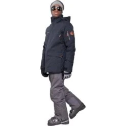 Obermeyer Ridgeline Jacket - Men's -Ski Series fw23 obermeyer mensridgelinejacket black 3