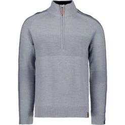 Obermeyer Vince ½ Zip Sweater - Men's 7 Obermeyer Vince ½ Zip Sweater - Men's -Ski Series fw23 obermeyer mensvincehalfzipsweater shale 3