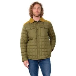 Obermeyer Wilder Down Shirt - Men's -Ski Series fw23 obermeyer menswilderdownshirt tundra