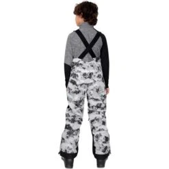 Obermeyer Connor Bib Pant - Boy's (Teen) -Ski Series fw23 obermeyer teenboysconnorbibpant flyover 2