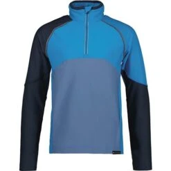 Obermeyer Transport 1/4 Zip - Boy's (Teen) -Ski Series fw23 obermeyer teenboystransportquarterzip bluevibes 3