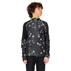 Obermeyer Transport 1/4 Zip - Boy's (Teen) -Ski Series fw23 obermeyer teenboystransportquarterzip checksix 1
