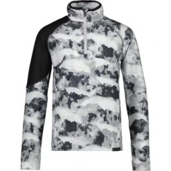 Obermeyer Transport 1/4 Zip - Boy's (Teen) -Ski Series fw23 obermeyer teenboystransportquarterzip flyover 3