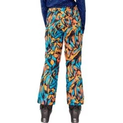 Obermeyer Brooke Print Pant - Girl's (Teen) -Ski Series fw23 obermeyer teengirlsbrookeprintpant swirlwind 2