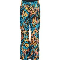 Obermeyer Brooke Print Pant - Girl's (Teen) -Ski Series fw23 obermeyer teengirlsbrookeprintpant swirlwind 3