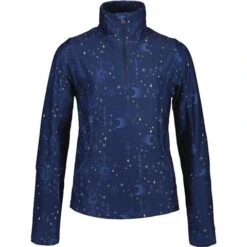 Obermeyer Clara 1/4 Zip Top - Girl's (Teen) 26 Obermeyer Clara 1/4 Zip Top - Girl's (Teen) -Ski Series fw23 obermeyer teengirlsclaraquarterziptop mymoonandstars 3