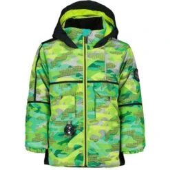 Obermeyer Altair Jacket - Boy's -Ski Series fw23 obermeyer toddlerboysaltairjacket simplygreens 1