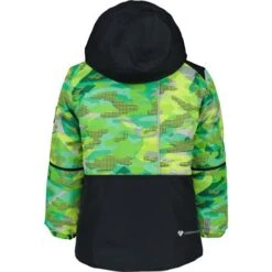 Obermeyer Altair Jacket - Boy's -Ski Series fw23 obermeyer toddlerboysaltairjacket simplygreens 2
