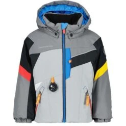 Obermeyer Super G Jacket - Boy's 21 Obermeyer Super G Jacket - Boy's -Ski Series fw23 obermeyer toddlerboyssupergjacket shale 1