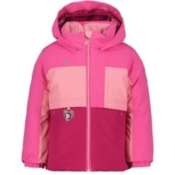 Obermeyer Colette Jacket - Girl's -Ski Series fw23 obermeyer toddlergirlscolettejacket pinkpower 1