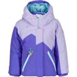 Obermeyer Lissa Jacket - Girl's -Ski Series fw23 obermeyer toddlergirlslissajacket purr ple 1