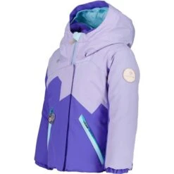 Obermeyer Lissa Jacket - Girl's -Ski Series fw23 obermeyer toddlergirlslissajacket purr ple 3
