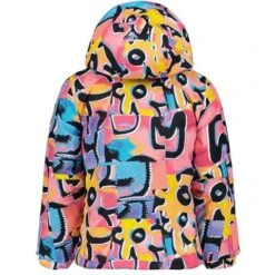 Obermeyer Livia Jacket - Girl's -Ski Series fw23 obermeyer toddlergirlsliviajacket flower 2