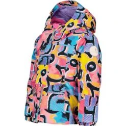 Obermeyer Livia Jacket - Girl's -Ski Series fw23 obermeyer toddlergirlsliviajacket flower 3