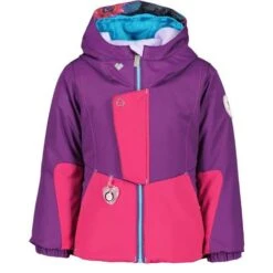 Obermeyer Livia Jacket - Girl's -Ski Series fw23 obermeyer toddlergirlsliviajacket upintheheir 1