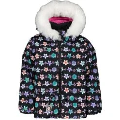 Obermeyer Roselet Jacket - Girl's 25 Obermeyer Roselet Jacket - Girl's -Ski Series fw23 obermeyer toddlergirlsroseletjacket iceflowers 1