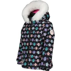 Obermeyer Roselet Jacket - Girl's 27 Obermeyer Roselet Jacket - Girl's -Ski Series fw23 obermeyer toddlergirlsroseletjacket iceflowers 3
