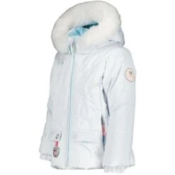 Obermeyer Roselet Jacket - Girl's 36 Obermeyer Roselet Jacket - Girl's -Ski Series fw23 obermeyer toddlergirlsroseletjacket white 3