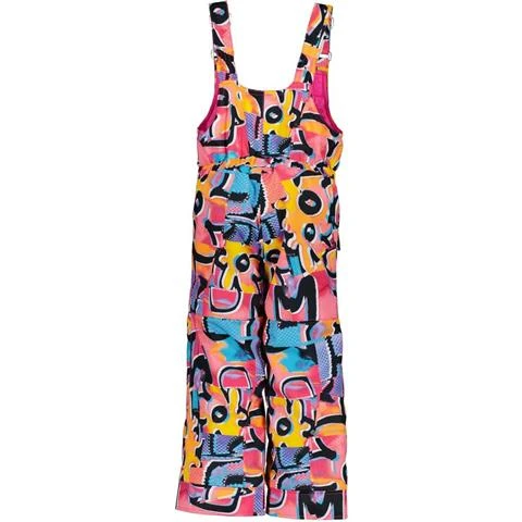 Obermeyer Snoverall Print Pant - Girl's 4 Obermeyer Snoverall Print Pant - Girl's - Image 2