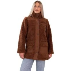Obermeyer Andie Sherpa Jacket - Women's -Ski Series fw23 obermeyer womensandiesherpajacket folklore