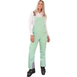 Obermeyer Bliss Bib Pant - Women's -Ski Series fw23 obermeyer womensblissbibpant minttobe 1