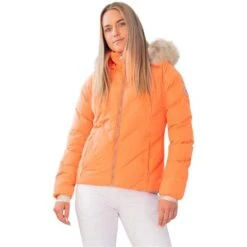 Obermeyer Bombshell Jacket - Women's 27 Obermeyer Bombshell Jacket - Women's -Ski Series fw23 obermeyer womensbombshelljacket cantaloupe 1