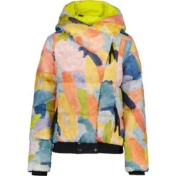 Obermeyer Calypso Down Jacket - Women's -Ski Series fw23 obermeyer womenscalypsodownjacket paintbrush 1